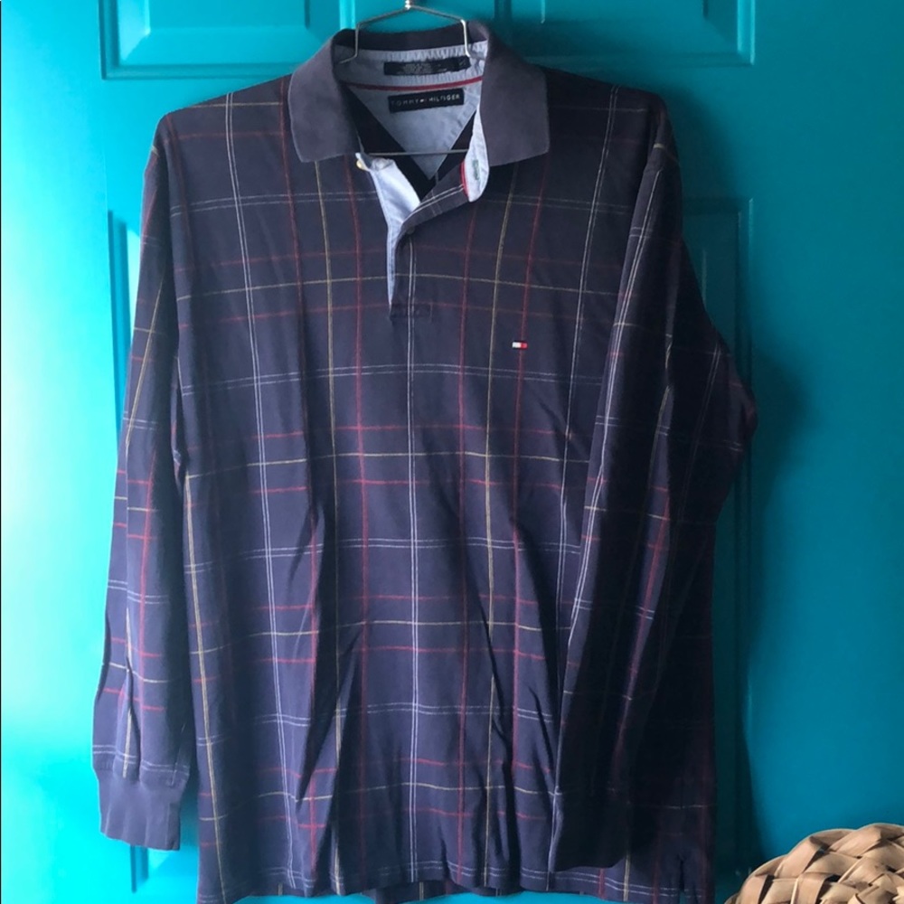 Men’s Long sleeve collared polo